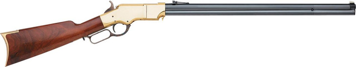 Taylors and Company Taylors & Company 550252 1860  44-40 Win Caliber with 13+1 Capacity, 24.25" Blued Octagon Barrel, Brass Metal Finish & Walnut Stock Right Hand (Full Size) 