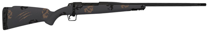 FIERCE FIREARMS Fierce Firearms TWROG270WIN22BT Twisted Rogue 270 Win 22" Armour Lube Black Steel Threaded Barrel, Drilled & Tapped Steel Receiver, LR Negative Comb Trophy Camo Carbon Fiber Stock 