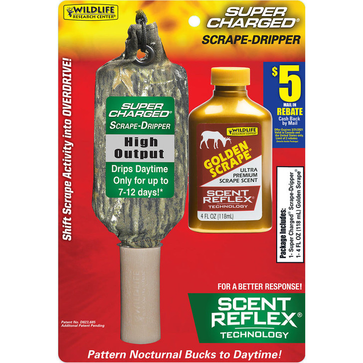 Wildlife Research Golden Scrape Scent Dripper Combo 4 Oz