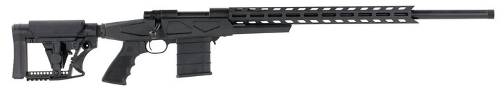 HOWA Howa HCRA73102 M1500 APC Chassis 308 Win 10+1 24" Heavy Threaded Barrel, 6 Position Luth-AR MBA-4 w/Aluminum Chassis Stock, Polymer Grip 