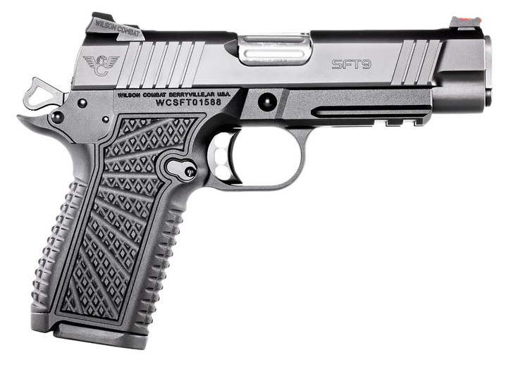  Wilson Combat SFT9CMR42 SFT9 Compact 9mm 15+1 4.25" Lightrail Black Armor-Tuff Stainless Steel 