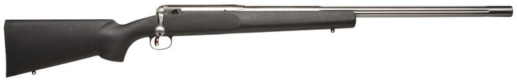  Savage Arms 18144 12 LRPV Full Size 223 Rem 1rd 26" Heavy Fluted Barrel, Matte Stainless Steel Receiver w/Picatinny Rail, Matte Black HS Precision w/V-Block Synthetic Stock, Right Hand, 1:9 Twist 