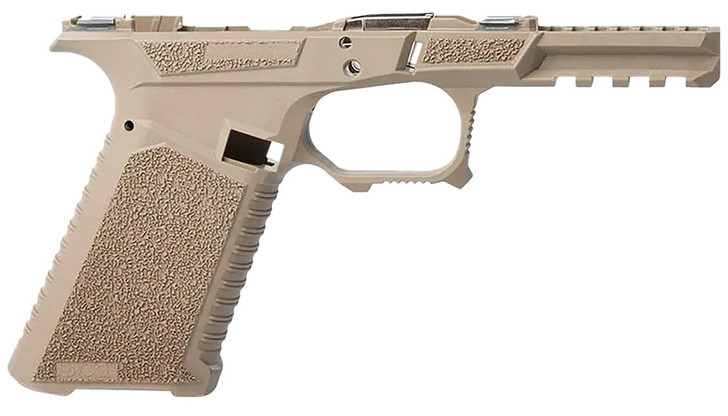  Sct Manufacturing 0225010100IA Full Size  Compatible w/ Gen3 17/22/31 Flat Dark Earth Polymer Frame Aggressive Texture Grip Includes Locking Block 