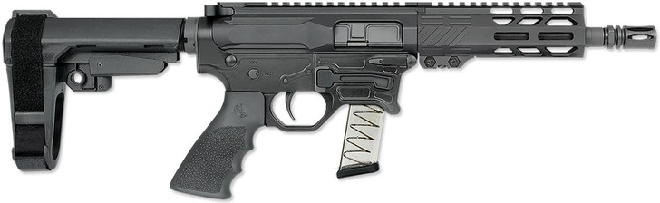  Rock River Arms BT92132 LAR-BT9G  9mm Luger 15+1 7" Black Threaded Barrel, M-LOK Handguard, Black Aluminum Picatinny Rail Receiver, Black Polymer SB Tactical SBA3 Arm Brace, Black Hogue Rubber Grip 