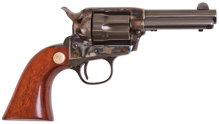 Cimarron CA990 Model P Jr Dual Cylinder 32 H&R Mag/32-20 Win 6 Shot 3.50" Blued Steel Barrel, Blued Cylinder, Color Case Hardened Steel Frame, Wood Grip, Exposed Hammer 