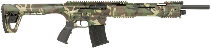  Tokarev USA 21000167 TAR M81 Full Size Frame 12 Gauge Semi-Auto 3" 5+1 18.50" Black Steel Barrel, M81 Woodland Camo Picatinny Rail Receiver, M81 Woodland Camo Adjustable Synthetic Stock 