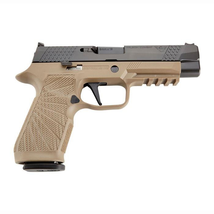Wilson Combat P320, Full-size, 9mm, Tan Module, Action Tune  Straight Tr 