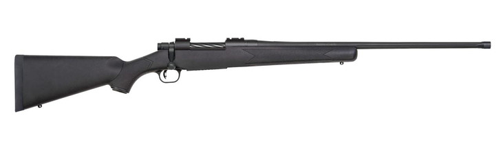  Mossberg 28233 Patriot Carbine 6.5 PRC 5+1 20" Matte Blued Threaded Bull Barrel, Matte Blued Picatinny Rail Receiver, Black Fixed Synthetic Stock 