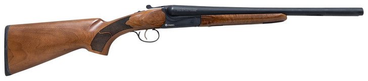  Citadel CITSBS1218 Coach  Compact Frame 12 Gauge Break Open 3" 2rd 18.50" Blued Barrel & Receiver, Walnut Fixed Stock, Ambidextrous 