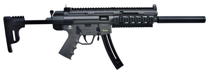 GSG German Sports Guns GSG GSGGERGGSG1622S GSG-16 Carbine Full Size 22 LR 22rd 16.25" Black Smoke Polymer Receiver Black Collapsible w/Storage Compartment Stock Right Hand 