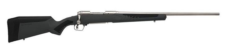  Savage Arms 57051 110 Storm Full Size 6.5x284 Norma 4+1 24" Matte Stainless Button-Rifled Barrel, Matte Drilled & Tapped Stainless Steel Receiver, AccuStock Matte Gray Synthetic Stock, Right Hand 