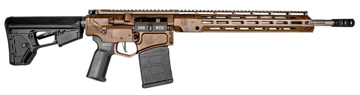  Diamondback DB1059C071 DB10  308 Win 18" 20+1 Midnight Bronze Adjustable Magpul ACS-L Stock Black Magpul MOE-K2+ Grip 15" M-Lok 