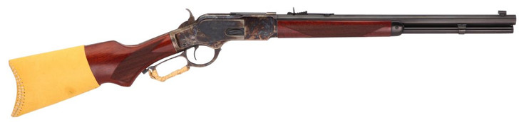 Taylors and Company Taylors & Company 550202COM 1873 Comanchero 357 Mag Caliber with 10+1 Capacity, 18" Barrel, Color Case Hardened Metal Finish & Walnut Fixed Pistol Grip Stock Right Hand (Full Size) 