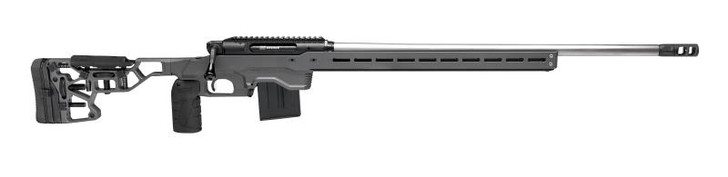  Savage Arms 57892 Impulse Elite Precision 300 Win Mag 5+1 30" Stainless Barrel, Matte Black Nitride Rec, Gray Cerakote Adjustable MDT ACC Aluminum Chassis Stock 
