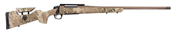 Cva CVA CR3951 Cascade Long Range Hunter Full Size 6.5 Creedmoor 22" Smoked Bronze Cerakote Steel Threaded Barrel, Realtree Hillside Synthetic Stock 