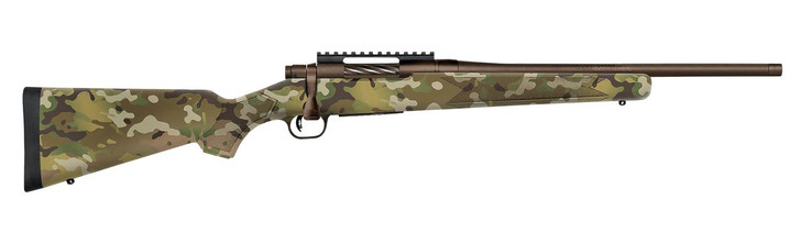  Mossberg 28280 Patriot  Compact 350 Legend 4+1 18" Patriot Brown Cerakote Threaded Bull Barrel, Patriot Brown Cerakote Steel Receiver w/Picatinny Rail, MultiCam Fixed Synthetic Stock 