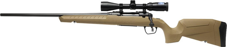  Savage Arms 32197 Axis 2 XP Combo 7mm-08 Rem 4+1 22" Black Sporter Barrel, Black Drilled & Tapped Steel Receiver, Fixed Flat Dark Earth Synthetic Stock, Left Hand, Boresighted 3-9x40 
