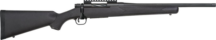  Mossberg 28232 Patriot Carbine 350 Legend 5+1 18" Matte Blued Threaded Bull Barrel, Matte Blued Picatinny Rail Receiver, Black Fixed Synthetic Stock 