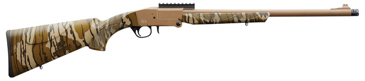 Charles Daly Chiappa Charles Daly 930316 101 Turkey 12 Gauge Break Open 3" 1rd 20" Flat Dark Earth Cerakote Steel Barrel & Receiver, Fixed Mossy Oak Bottomland Synthetic Stock 