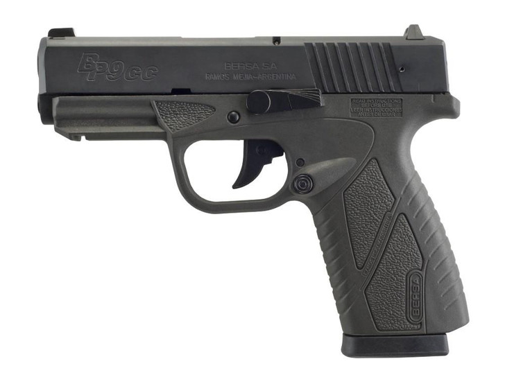  Bersa Conceal Carry 9mm Blk/grey 8+1 