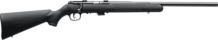  Savage Arms 26724 Mark II FV Full Size 17 HM2 5+1 21" Black Satin Heavy Button Rifled Barrel, Satin Black Drilled & Tapped Carbon Steel Receiver, Matte Black Fixed Synthetic Stock, Right Hand 