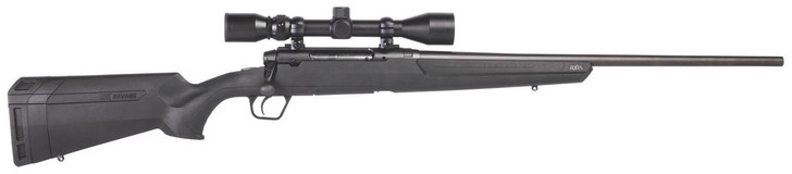  Savage Arms 57256 Axis XP Full Size 223 Rem 4+1 22" Matte Black Sporter Barrel, Matte Black Carbon Steel Receiver Drilled & Tapped, Matte Black Fixed Synthetic Stock, Weaver 3-9x40mm Scope, Right Hand 