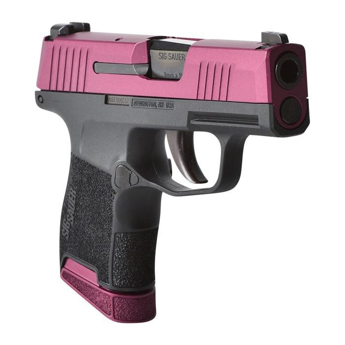 SIG SAUER P365 9mm Luger 3.1'' Bbl (2)10rd Mags Black Cherry Cerakote 