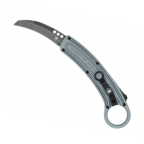 Cobratec Knives Cobratec Karambit 2.75" Double - Action Grey Right Hand D2 