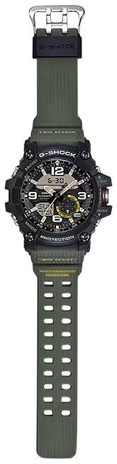 G-SHOCK/VLC DISTRIBUTION G-shock/vlc Distribution GG10001A3 G-Shock Tactical MudMaster Keep Time Green Size 145-215mm Features Digital Compass 