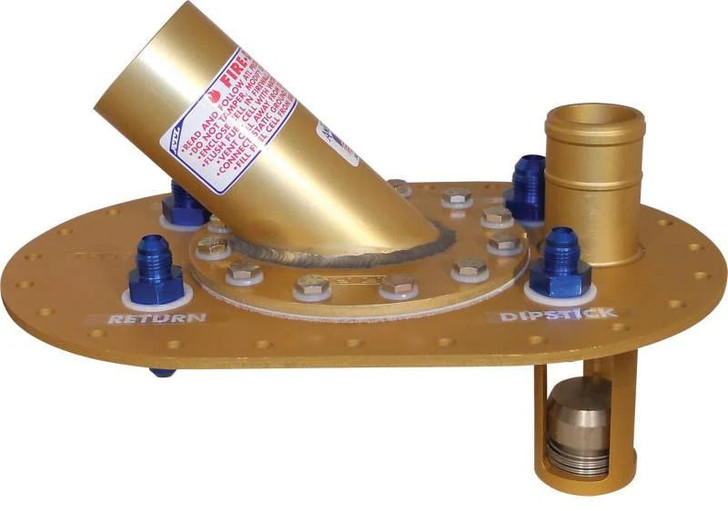 ATL FUEL CELLS 2-1/4 O.D. Fill w/ Paddl e Valve & TF 193A Plate 