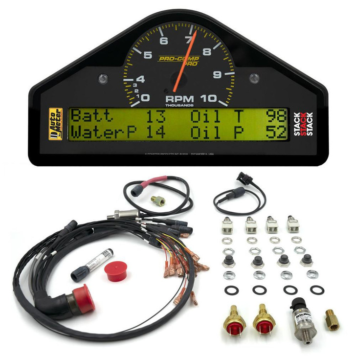 AUTOMETER Pro-Comp Race Dash 0-4-10K RPM 7.5x4.0x1.5 