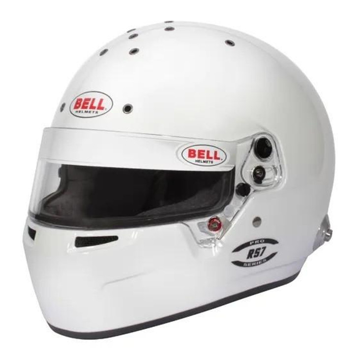 BELL HELMETS HELMET RS7 7-5/8 WHITE SA2025 FIA8859 
