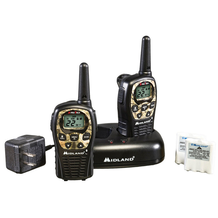 Midland Lxt535vp3 2 Way Radio W/ Batteries and Charger