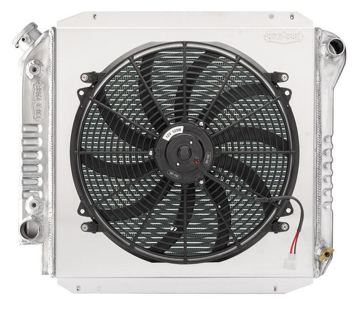 COLD CASE RADIATORS 66-77 Bronco V8 Aluminum Radiator module 