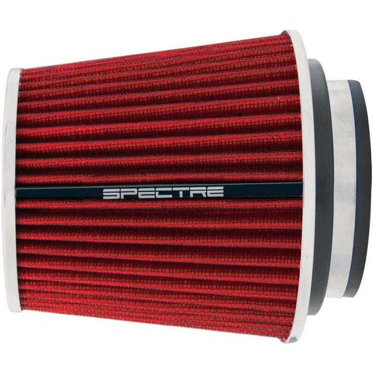 SPECTRE 4in Inlet Cone Filter Red 5.5 in Long 