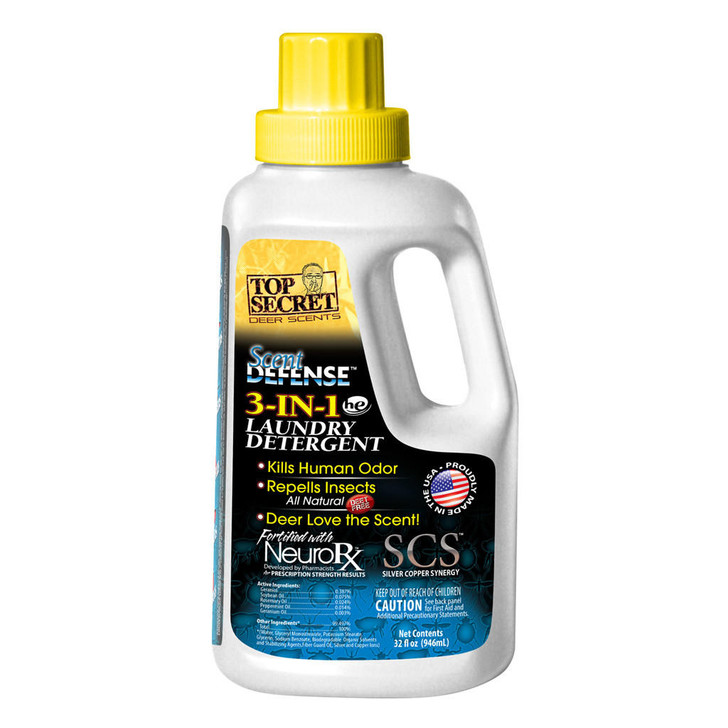  Top Secret Scent Defense Laundry Detergent 32 Oz. 