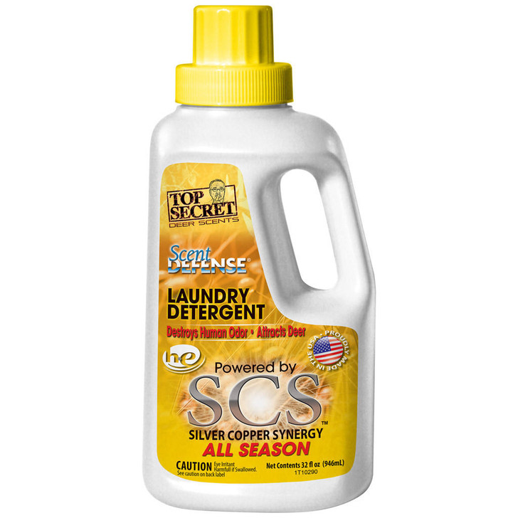 Top Secret Scent Defense Laundry Detergent All Season 32 Oz