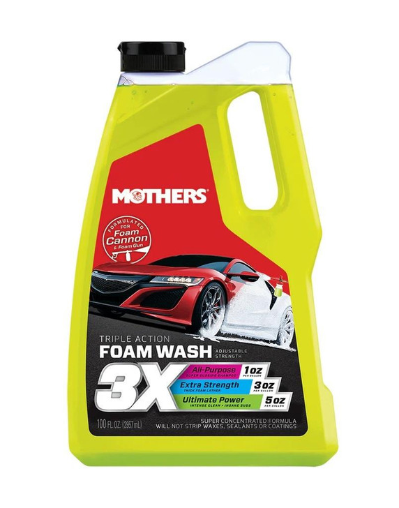 MOTHERS Triple Action Foam Wash 100 Ounces 