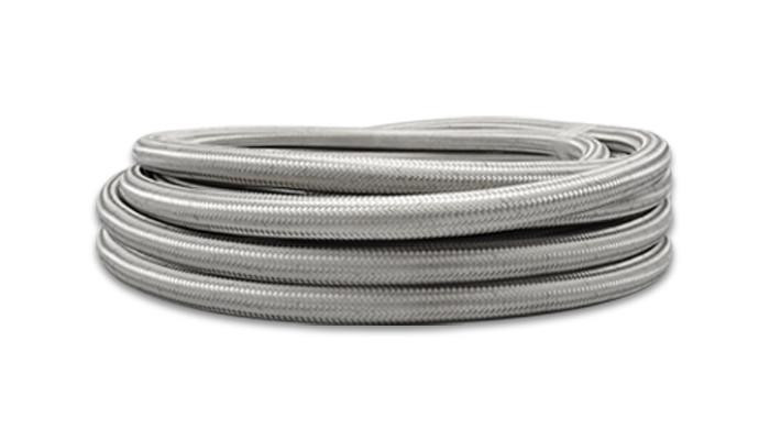 VIBRANT PERFORMANCE Hose PTFE Lined Braided Stainless -4AN x 10ft 