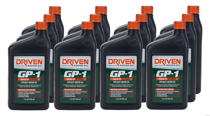 DRIVEN RACING OIL GP-1 30W Break-In Oil Case 12 x 1 Quart 
