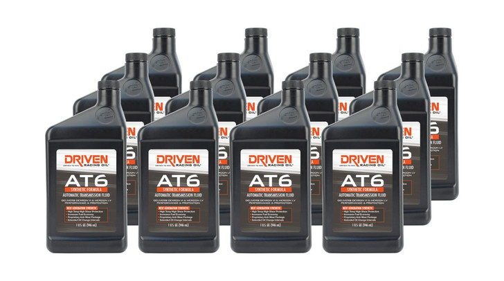 DRIVEN RACING OIL AT6 Synthetic Dex 6/MERC Trans Fluid Case 12x1Qt 