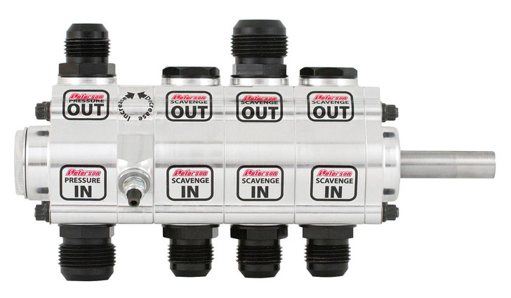 PETERSON FLUID Oil Pump 4-Stage R4 Left Side 