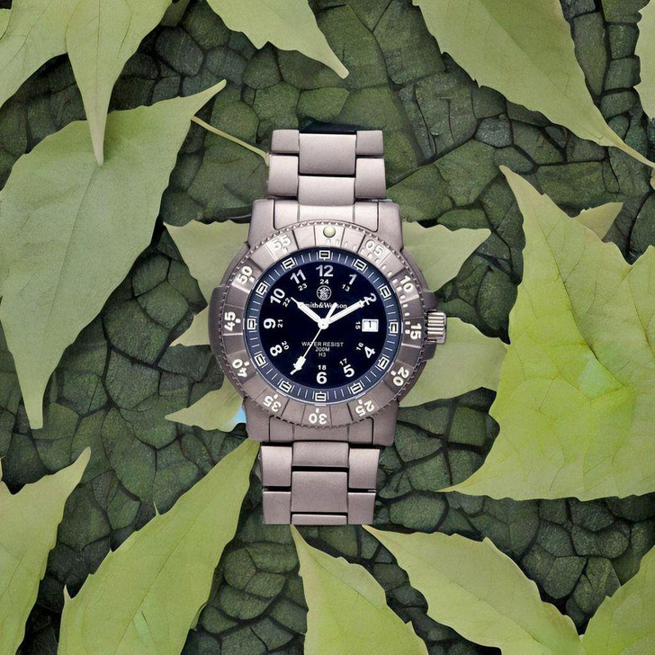  Smith & Wesson Executive Watch -Tritium, 45 mm, Titanium, Black face 