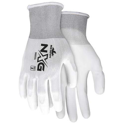 Mcr Safety White Poly White PU 13 Gauge 