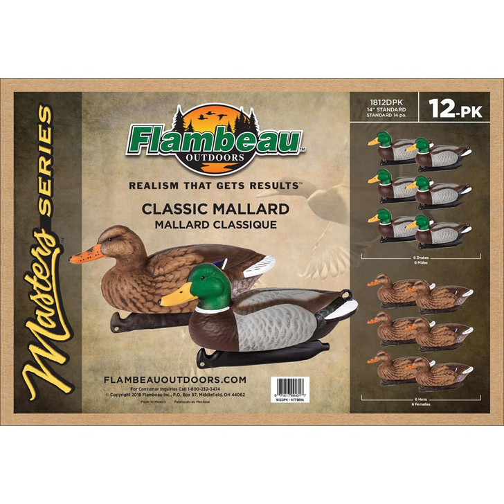  Flambeau Master Series Mallard Floater Decoys 12 Pk. 