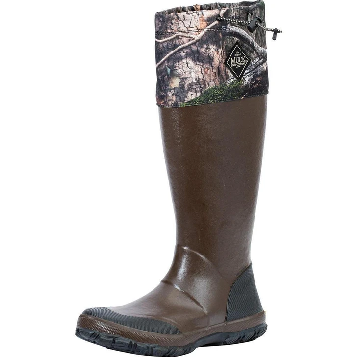 Muck Boots Muck Unisex Forager Tall Boot Bark And Mossy Oak Country Dna 9 