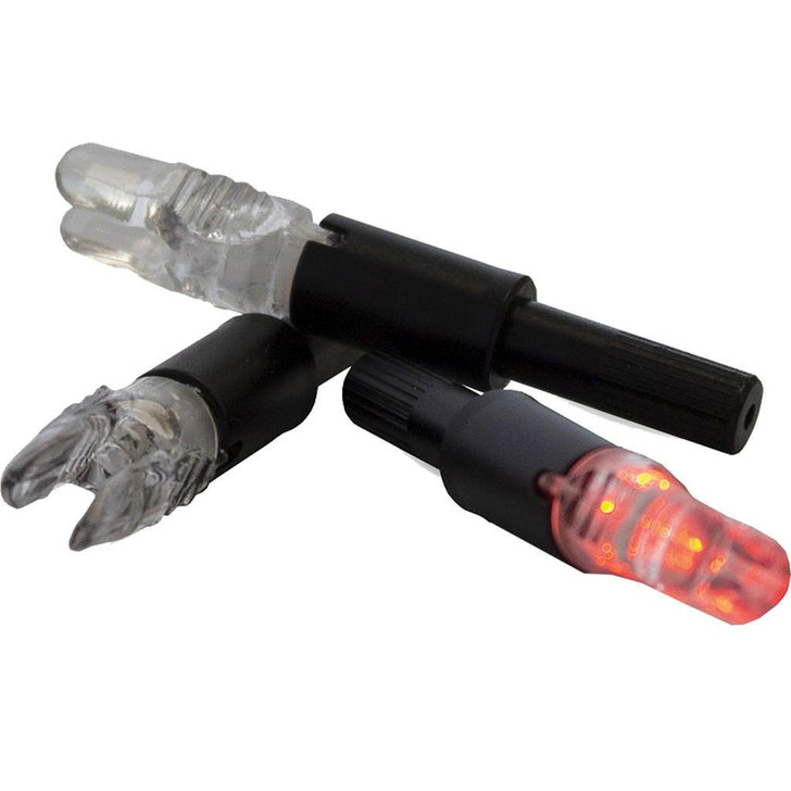 Natures Essence Nap Thunderglo Lighted Crossbow Nocks Red Universal Fit 3 Pk. 