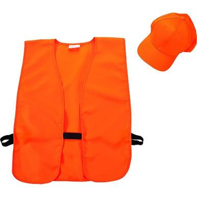  Allen Vest & Hat Combo Blaze Orange 