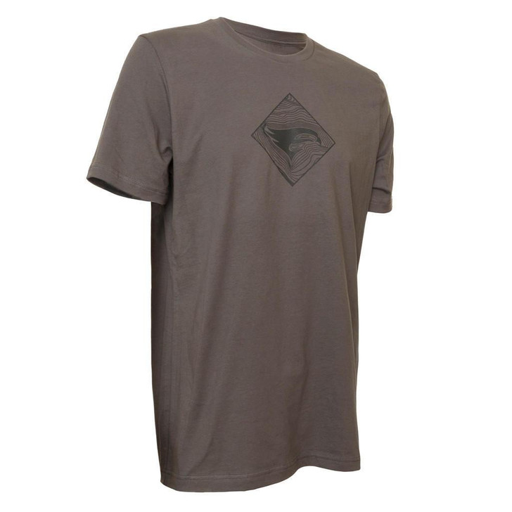  Elevation Hunt Topo Tee Grey Medium 