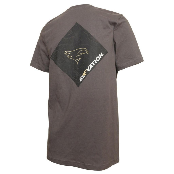  Elevation Hunt Topo Tee Grey Medium 